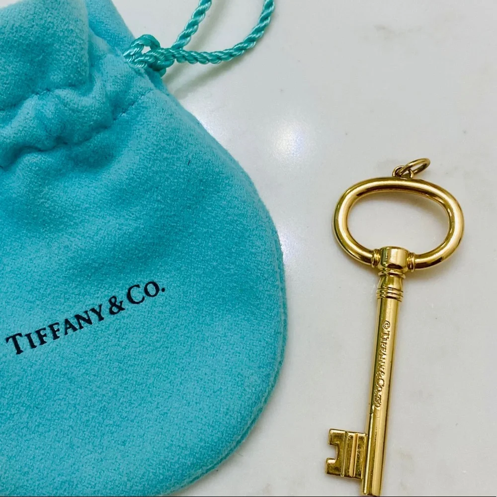 Tiffany & Co. 18K Gold Key Pendant - Large / XL Size
Authentic Tiffany & Co. - Picture 8 of 11